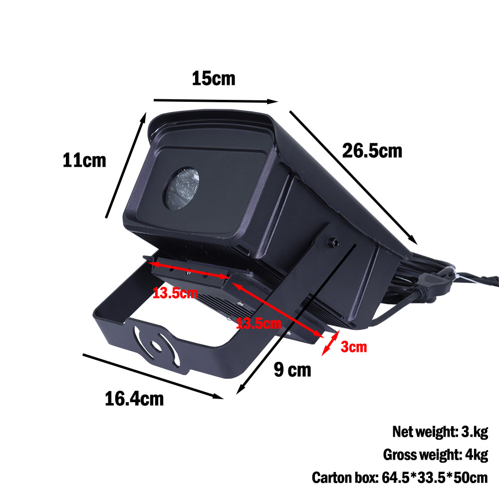 MIYA 5W RGB Waterproof Aurora Laser Light DMX DJ Stage Lighting Projector