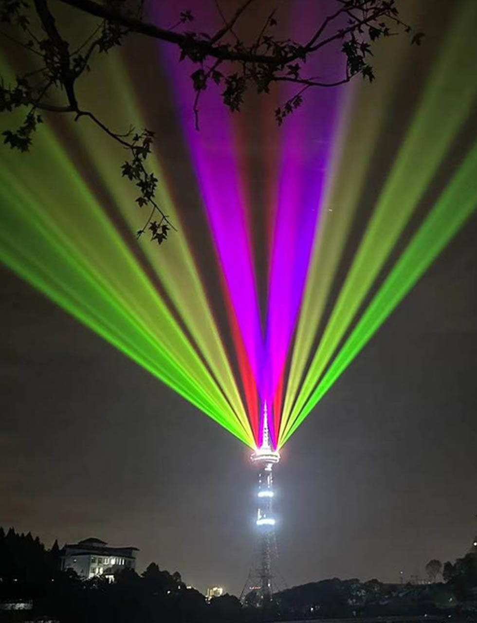 100W High Powered RGB Laser