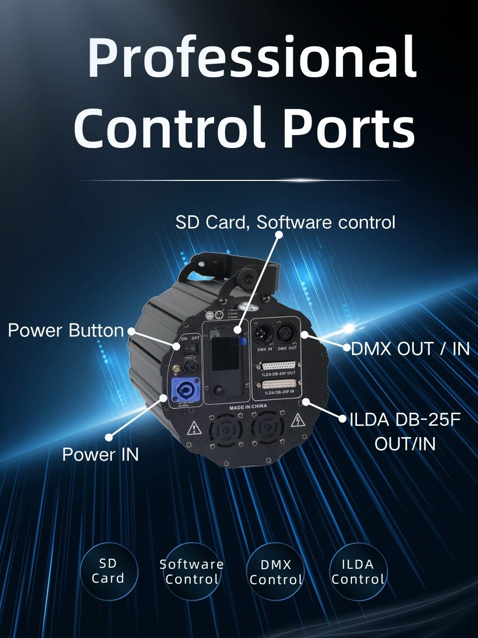 Built-in Control & Full Connectivity