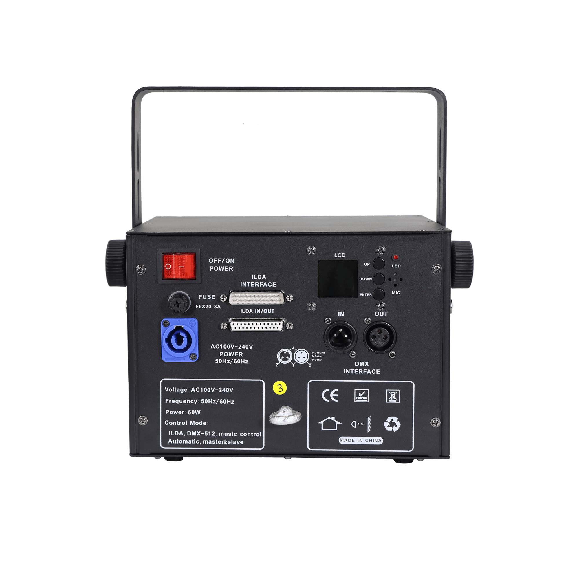 MT4 APP Control Laser RGB 10W Animation Laser Light Projector Club Lights
