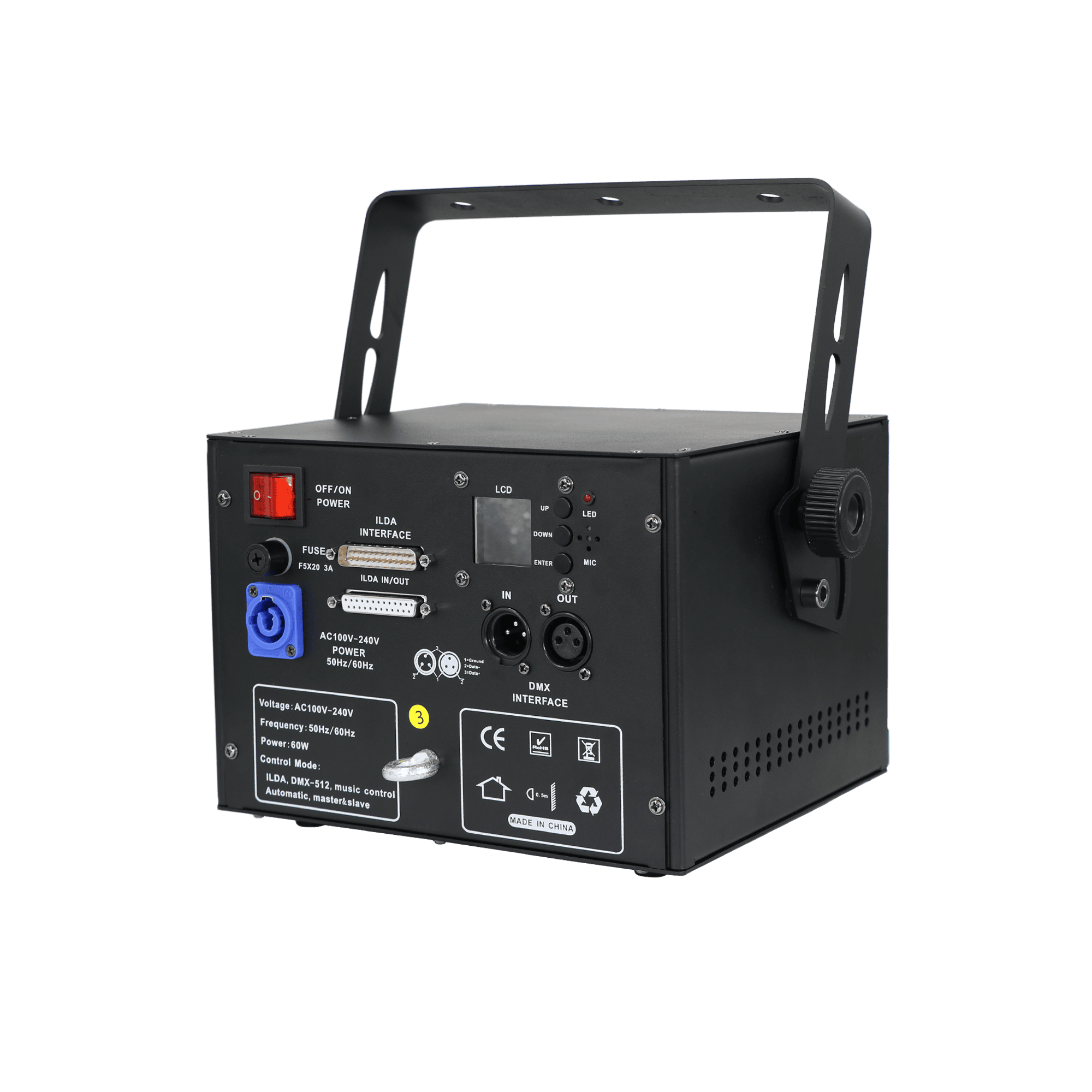 MT4 APP Control Laser RGB 10W Animation Laser Light Projector Club Lights