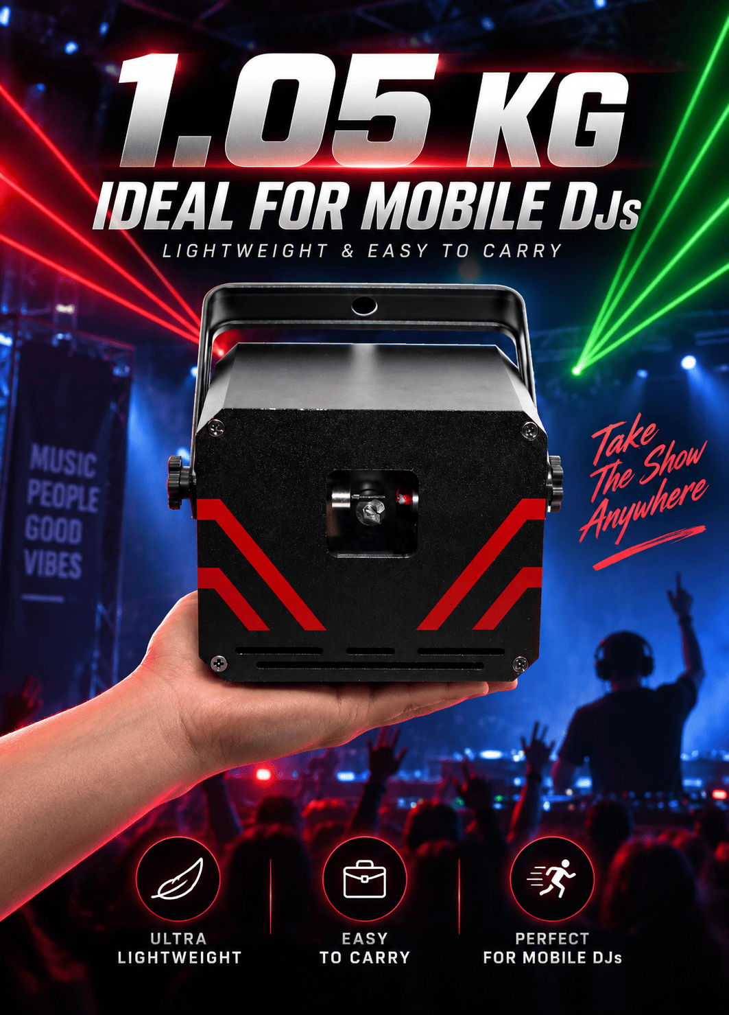 Compact & Ultra-Portable Design