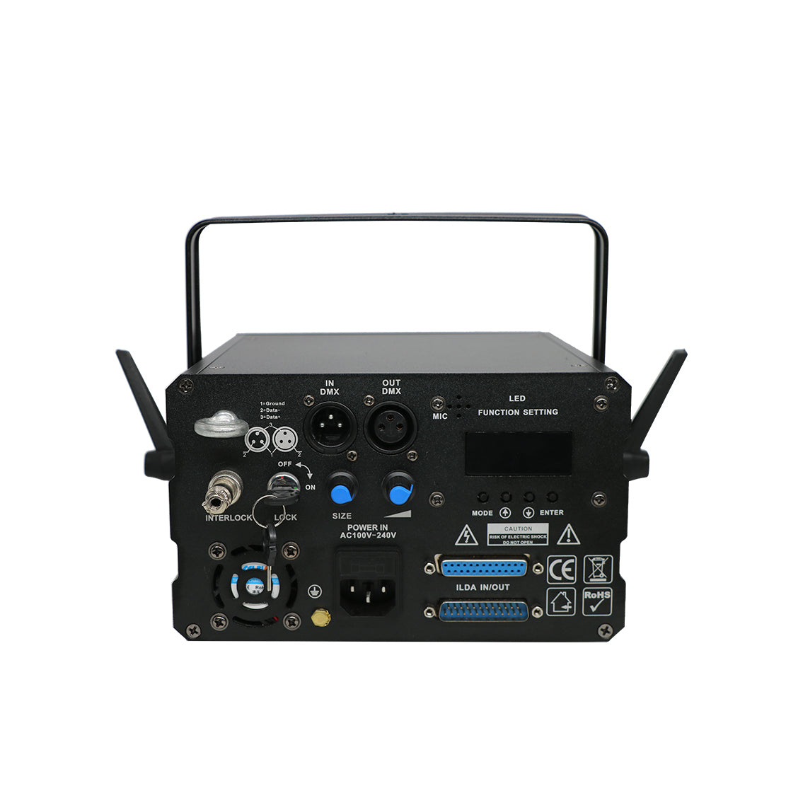 3-5W RGB Animation Projector DMX ILDA Scan Party Show Stage Lighting