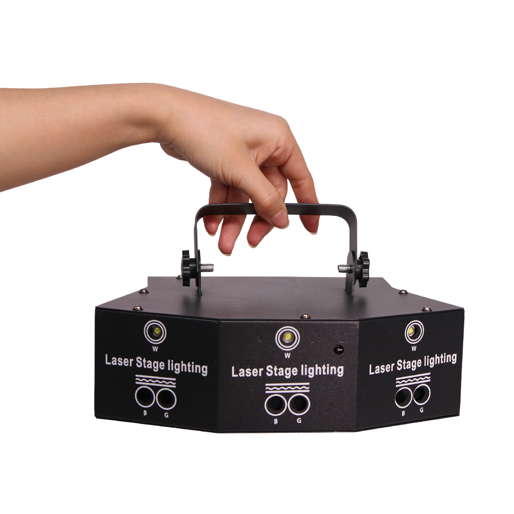 9 Eyes RGB Laser Projector dj party lights, DMX Strobe for DJ Disco & Stage Parties