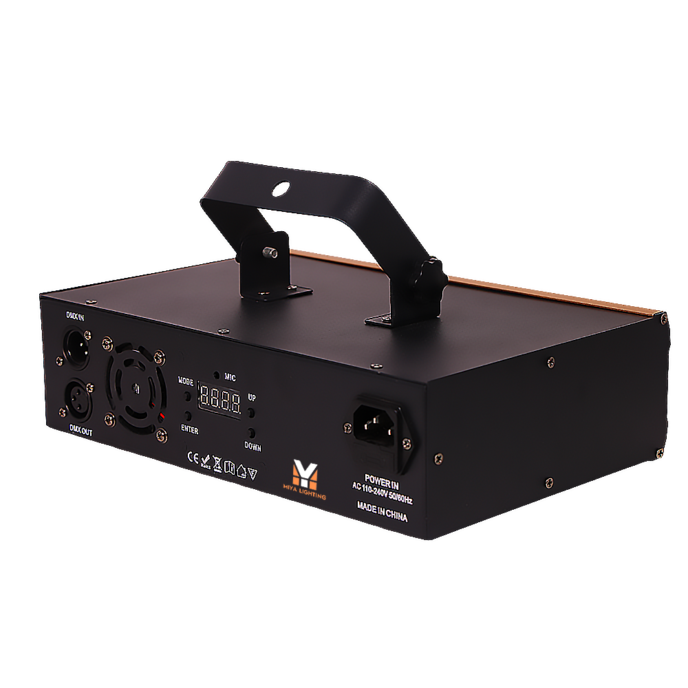 2W Voice Remote Dual Lens RGB Laser Animation Light for DJ Disco Stage Party