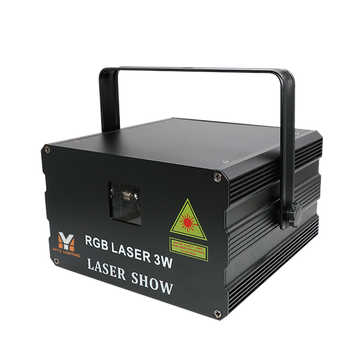 3-5W RGB Animation Laser Lights Projector DMX ILDA Scan DJ Party Show Stage Lighting