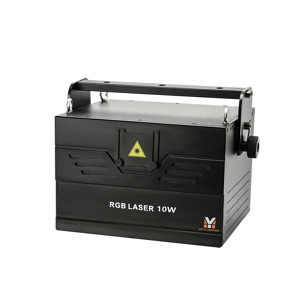 10W 25KPPS RGB Animation Laser Light Professional Stage Lights TTL